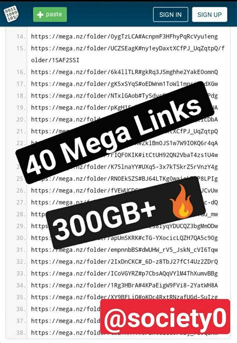 My Mega Collection NEW LINKS again